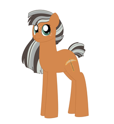 Size: 1718x1870 | Tagged: safe, artist:queenderpyturtle, oc, oc only, oc:ambrosia, earth pony, pony, female, freckles, mare, offspring, parent:big macintosh, parent:marble pie, parents:marblemac, simple background, solo, white background