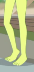 Size: 124x263 | Tagged: safe, screencap, victoria, equestria girls, equestria girls series, g4, x marks the spot, background human, barefoot, cropped, feet, legs, pictures of legs