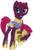 Size: 2000x3000 | Tagged: safe, alternate version, artist:cheezedoodle96, fizzlepop berrytwist, tempest shadow, pony, unicorn, g4, my little pony: the movie, .svg available, alternate hairstyle, armor, braid, broken horn, eye scar, female, grin, guardsmare, headcanon, helmet, high res, hoof hold, horn, looking at you, mare, raised hoof, reformed, royal guard, royal guard armor, scar, show accurate, simple background, smiling, solo, svg, tail wrap, tempest becomes a royal guard, transparent background, vector