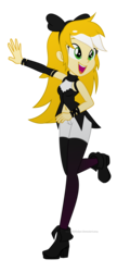 Size: 1600x3343 | Tagged: safe, artist:discorded-joker, oc, oc only, oc:shona lunar, equestria girls, g4, blake belladonna, bow, clothes, commission, cosplay, costume, rwby, simple background, transparent background, vector
