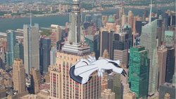 Size: 1024x577 | Tagged: safe, artist:frownfactory, artist:jawsandgumballfan24, edit, rumble, pegasus, pony, g4, colt, cute, empire state building, flying, irl, male, new york, new york city, photo, ponies in real life, solo