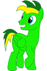 Size: 733x1090 | Tagged: safe, artist:didgereethebrony, oc, oc only, oc:didgeree, pegasus, pony, needs more saturation, simple background, slang, solo, trace, transparent background