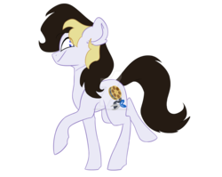 Size: 1600x1274 | Tagged: safe, artist:torusthescribe, oc, oc only, oc:double take, earth pony, pony, female, mare, simple background, solo, transparent background, watermark