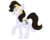 Size: 1600x1274 | Tagged: safe, artist:torusthescribe, oc, oc only, oc:double take, earth pony, pony, female, mare, simple background, solo, transparent background, watermark