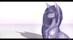 Size: 3000x1650 | Tagged: safe, artist:sofienriquez, oc, oc only, oc:hanae, earth pony, pony, female, mare, solo