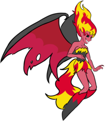Size: 744x850 | Tagged: safe, artist:lordfunkyfist, sunset shimmer, equestria girls, g4, female, final fantasy, final fantasy vi, kefka palazzo, simple background, solo, sunset satan, transparent background