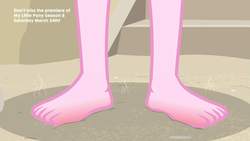 Size: 1920x1080 | Tagged: safe, screencap, pinkie pie, equestria girls, g4, my little pony equestria girls: better together, too hot to handle, barefoot, feet, hotfoot, legs, pictures of legs