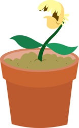 Size: 6000x9668 | Tagged: safe, artist:dasprid, twilight time, .svg available, absurd resolution, coughing, flower, flower pot, no pony, plant, simple background, transparent background, vector