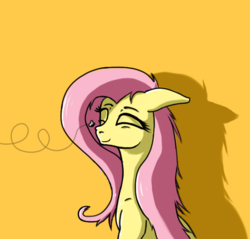 Size: 608x582 | Tagged: safe, artist:tincantim, fluttershy, fly, pony, g4, female, solo