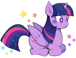 Size: 840x635 | Tagged: safe, twilight sparkle, alicorn, pony, g4, cute, female, lying down, mare, ponyloaf, prone, side view, simple background, solo, stars, transparent background, twilight sparkle (alicorn)