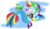 Size: 8733x4983 | Tagged: safe, artist:sugar-loop, rainbow dash, tank, mermaid, tortoise, equestria girls, g4, my little pony: the movie, absurd resolution, belly button, chibi, cute, eyes closed, female, fin wings, mermaid tail, mermaidized, midriff, open mouth, ponied up, seaponified, seapony rainbow dash, simple background, solo, species swap, transparent background