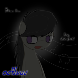 Size: 801x801 | Tagged: safe, artist:erthilo, octavia melody, earth pony, pony, ask octavia, g4, ask, discorded, female, mare, no pupils, solo