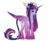 Size: 2000x1650 | Tagged: safe, artist:skimea, twilight sparkle, alicorn, pony, g4, alternate design, cloven hooves, cutie mark, female, horn, leonine tail, looking at you, mare, simple background, smiling, solo, transparent background, twilight sparkle (alicorn), unshorn fetlocks, wings