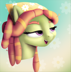 Size: 1850x1889 | Tagged: safe, artist:starkdust, tree hugger, earth pony, pony, g4, bust, dreadlocks, female, mare, portrait, solo