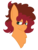 Size: 750x1000 | Tagged: safe, artist:kaged-wolf, artist:synchr0wolf, oc, oc only, oc:raspberry cobbler, earth pony, pony, aside glance, bust, freckles, male, offspring, parent:cheese sandwich, parent:pinkie pie, parents:cheesepie, simple background, solo, stallion, transparent background