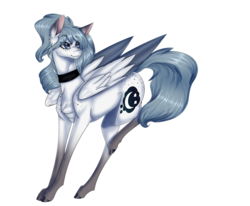 Size: 2000x1650 | Tagged: safe, artist:sofienriquez, oc, oc only, oc:noir, pegasus, pony, female, mare, simple background, solo, transparent background