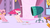 Size: 1280x720 | Tagged: safe, artist:mehoep, edit, edited screencap, editor:slayerbvc, screencap, vector edit, pinkie pie, earth pony, pony, g4, season 1, the best night ever, carousel boutique, cartoon physics, cutie mark, female, furless, furless edit, hair dryer, mare, nude edit, nudity, pinkie being pinkie, pinkie physics, shaved, shaved tail, solo, vector, wardrobe malfunction