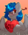 Size: 2258x2735 | Tagged: safe, artist:blueomlette, pegasus, pony, blushing, fluffy, glasses, heart, high res, holding, love, solo, text, two toned hair, wings