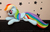 Size: 1000x647 | Tagged: safe, artist:ryoko-demon, rainbow dash, pony, g4, irl, photo, plushie, solo