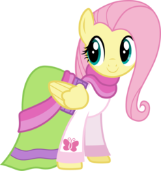 Size: 1000x1060 | Tagged: safe, artist:cloudy glow, fluttershy, pegasus, pony, equestria girls specials, g4, my little pony equestria girls: movie magic, clothes, equestria girls ponified, female, mare, ponified, simple background, solo, transparent background, vector