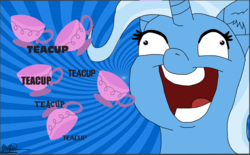 Size: 898x555 | Tagged: safe, artist:usattesa, edit, trixie, g4, insanity, teacup, that pony sure does love teacups