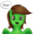 Size: 931x931 | Tagged: safe, artist:chrisgotjar, oc, oc only, oc:chrisgotjar, pony, ask, looking at you, open mouth, simple background, solo, speech bubble, text, transparent background, tumblr, underhoof, yes