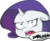 Size: 580x481 | Tagged: safe, artist:shoutingisfun, rarity, pony, unicorn, g4, angry, bust, cropped, darling, dialogue, female, head, looking at you, mare, reaction image, simple background, solo, speech bubble, transparent background, unamused