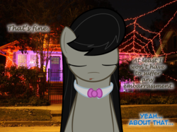 Size: 900x672 | Tagged: safe, artist:erthilo, octavia melody, earth pony, pony, ask octavia, g4, eyes closed, female, halloween, holiday, irl, mare, photo, ponies in real life, solo