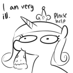 Size: 1650x1650 | Tagged: safe, artist:tjpones, princess cadance, alicorn, pony, g4, bust, crown, dialogue, female, food, grayscale, jewelry, lactose intolerant, majestic as fuck, mare, meat, monochrome, mouth hold, peetzer, pepperoni, pepperoni pizza, pizza, regalia, simple background, sketch, solo, that pony sure does love pizza, this will end in diarrhea, this will end in farts, this will end in tears, white background, woonoggles