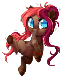 Size: 1024x1284 | Tagged: safe, artist:centchi, oc, oc only, oc:ruef, earth pony, pony, female, mare, simple background, solo, transparent background, watermark