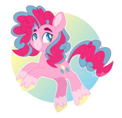 Size: 1024x990 | Tagged: safe, artist:leviostars, pinkie pie, earth pony, pony, g4, alternate design, female, simple background, solo, transparent background