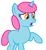 Size: 428x466 | Tagged: safe, artist:blueberry-mlp, oc, oc only, oc:fruity bubble, pony, unicorn, female, mare, simple background, solo, white background