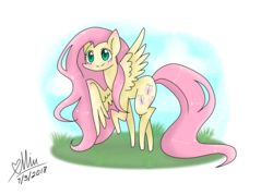 Size: 1400x1000 | Tagged: safe, artist:stardarkmlp, fluttershy, pony, g4, cute, female, shyabetes, solo