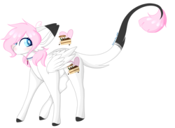 Size: 3865x2825 | Tagged: safe, artist:kiara-kitten, oc, oc only, oc:coffee cake, pegasus, pony, female, high res, mare, simple background, solo, transparent background