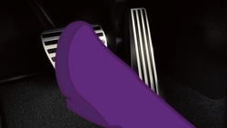 Size: 1500x843 | Tagged: safe, rarity, equestria girls, g4, boots shot, brakes, car, clothes, driving, feet, foot focus, irl, legs, pedal, photo, pictures of legs, solo
