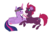 Size: 3500x2400 | Tagged: safe, artist:jackiebloom, fizzlepop berrytwist, tempest shadow, twilight sparkle, alicorn, pony, unicorn, g4, my little pony: the movie, :p, :t, blushing, broken horn, cute, female, floral head wreath, floral necklace, flower, flower in hair, frog (hoof), high res, horn, lesbian, levitation, lying down, magic, magic aura, mare, prone, ship:tempestlight, shipping, silly, simple background, sploot, telekinesis, tempestbetes, tongue out, transparent background, twiabetes, twilight sparkle (alicorn), underhoof, wings