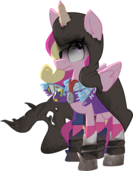 Size: 1280x1642 | Tagged: safe, princess cadance, alicorn, pony, g4, 4chan cup, 4chan cup scarf, cloak, clothes, drawthread, female, mare, medal, meme, scarf, simple background, transparent background