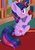 Size: 500x710 | Tagged: safe, artist:shusu, twilight sparkle, alicorn, pony, g4, blushing, book, bookshelf, cute, female, looking at you, looking back, looking back at you, mare, solo, that pony sure does love books, twiabetes, twilight sparkle (alicorn)