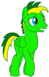 Size: 372x582 | Tagged: safe, artist:didgereethebrony, oc, oc only, oc:didgeree, pegasus, pony, male, needs more saturation, simple background, solo, stallion, transparent background, unhappy