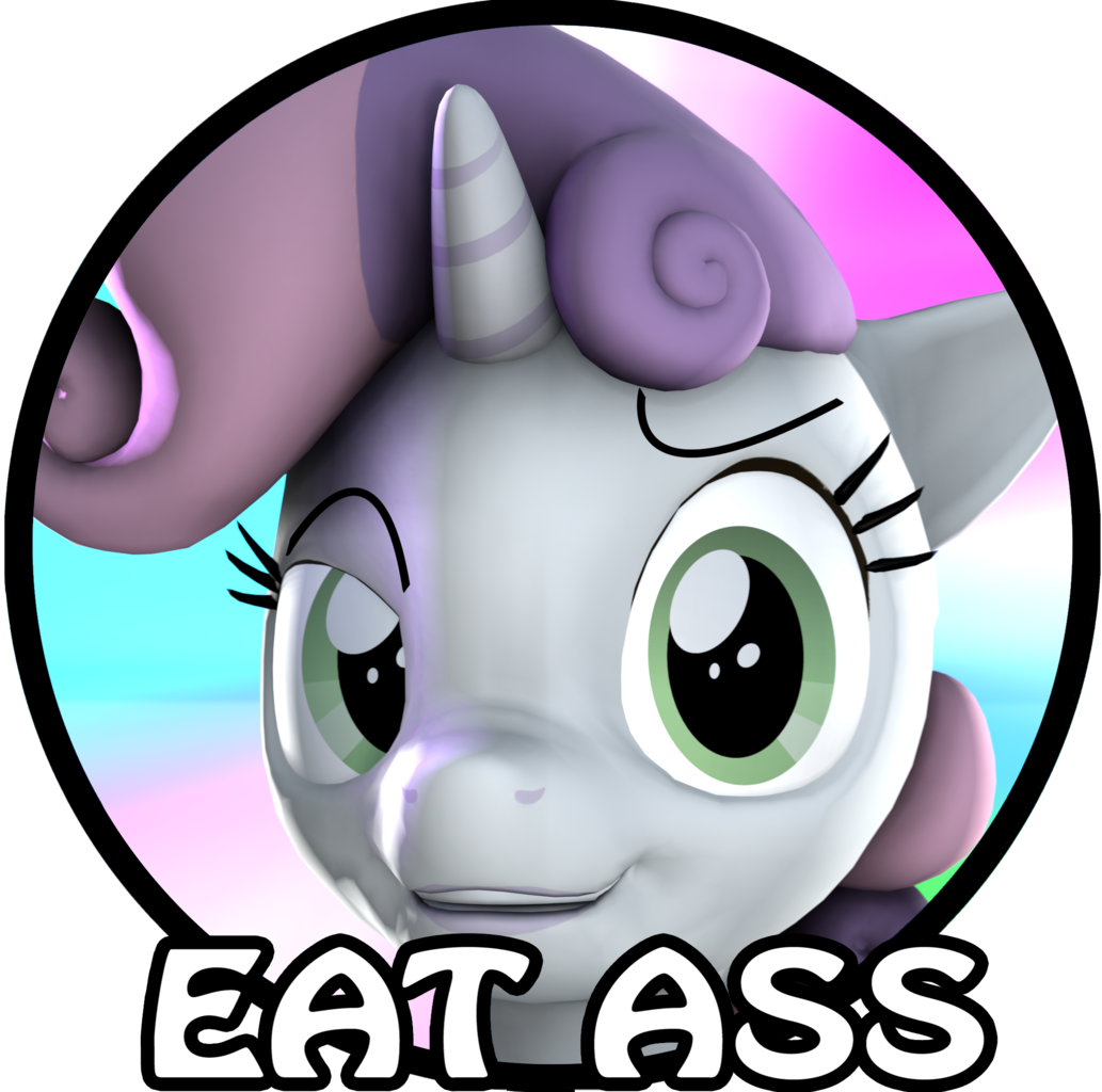 1678897 Safe Artistxenia Amata Derpibooru Exclusive Sweetie Belle Unicorn 3d Caption