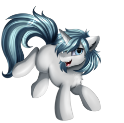 Size: 3518x3509 | Tagged: safe, artist:pridark, oc, oc only, unnamed oc, pony, commission, happy, high res, male, open mouth, simple background, solo, stallion, transparent background