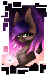 Size: 1474x2330 | Tagged: safe, artist:luuny-luna, oc, oc only, oc:evening howler, pegasus, pony, bust, floating wings, portrait, solo