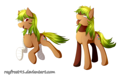 Size: 1920x1200 | Tagged: safe, artist:ray-frost, earth pony, pony, angry, bandage, claws, crazy face, crossover, faic, happy, male, nanbaka, nico (nanbaka), ponified, simple background, smiling, solo, tongue out, transparent background