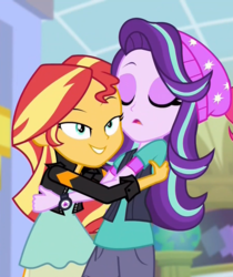 Size: 904x1078 | Tagged: safe, screencap, starlight glimmer, sunset shimmer, equestria girls, equestria girls specials, g4, my little pony equestria girls: mirror magic, cropped, out of context