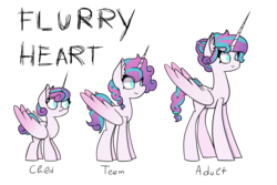Size: 8267x5511 | Tagged: safe, artist:rainelathepegasus00, princess flurry heart, alicorn, pony, g4, absurd resolution, adult, age progression, alternate hairstyle, female, filly, headcanon, mare, older, older flurry heart, simple background, solo, teenager, transparent background