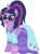 Size: 1000x1335 | Tagged: safe, artist:cloudy glow, sci-twi, twilight sparkle, alicorn, pony, equestria girls, equestria girls specials, g4, my little pony equestria girls: movie magic, clothes, cute, dress, equestria girls ponified, female, glasses, ponified, ponytail, sci-twilicorn, simple background, smiling, solo, transparent background, twiabetes, twilight sparkle (alicorn), vector