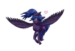 Size: 1725x1189 | Tagged: safe, artist:midnightfire1222, oc, oc only, oc:miracle melody bliss, pegasus, pony, heart, simple background, solo, transparent background