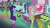 Size: 1280x720 | Tagged: safe, screencap, captain planet, cloudy kicks, crimson napalm, discord, fluttershy, indigo wreath, mystery mint, twilight sparkle, human, equestria girls, g4, my little pony equestria girls: rainbow rocks, perfect day for fun, arcade game, background human, boots, duo focus, fair, plushie, polka dot socks, scared, shoes, toy, whack a mole