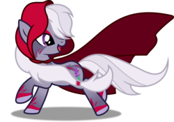 Size: 4730x3304 | Tagged: safe, artist:kojibiose, oc, oc only, oc:wolfsbane, earth pony, pony, g4, cloak, clothes, female, high res, mare, simple background, solo, transparent background
