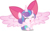 Size: 5430x3408 | Tagged: safe, artist:gurugrendo, artist:hendro107, edit, editor:slayerbvc, vector edit, princess flurry heart, alicorn, pony, g4, once upon a zeppelin, .svg available, accessory swap, apple bloom's bow, baby, baby pony, bow, cloth diaper, cooing, cute, daaaaaaaaaaaw, diaper, female, filly, flurrybetes, foal, hair bow, happy, safety pin, simple background, sitting, solo, transparent background, vector